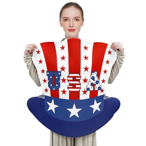 Shurzzesj Unabhängigkeitstag-Kostüm, rot-weiß und blau, patriotisches Kostüm, Karnevalsparty-Requisiten, lustige Kleidung für Unabhängigkeitstag, Gedenktag, Arbeitstag von Shurzzesj