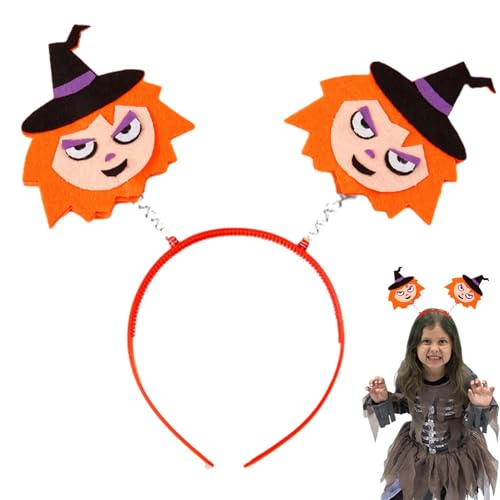 Shxupjn Damen-Halloween-Stirnbänder,Stirnband Halloween - Haarreifen, lustiger Halloween-Cosplay-Haarschmuck - Selbstklebende Halloween-Dekorationen, Partygeschenke, Haarreifen für Erwachsene, von Shxupjn