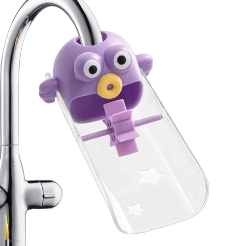 Shxupjn Kinder-Wasserhahnverlängerung für Waschbecken, Waschbeckenverlängerung für Kleinkinder, 2 x niedliche Cartoon-Badewannen-Wasserhahn-Verlängerung, Wasserhahn-Verlängerung für den Außenbereich, von Shxupjn