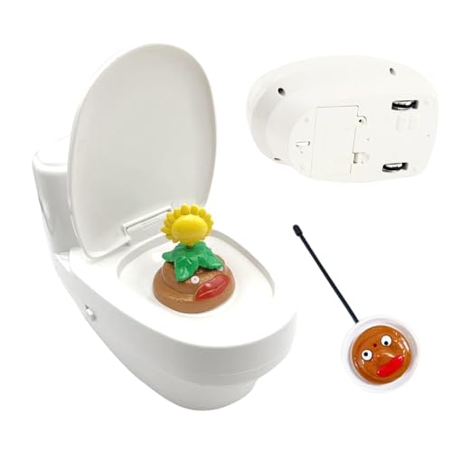 Shxupjn Toilettenwassersprühspielzeug, Toilettenspielzeug für Kinder | Lustige Trickspielzeuge | Trickspielzeug, ferngesteuertes Toilettenspielzeug, wiederaufladbarer Streich-Squirt-Schließhocker für von Shxupjn