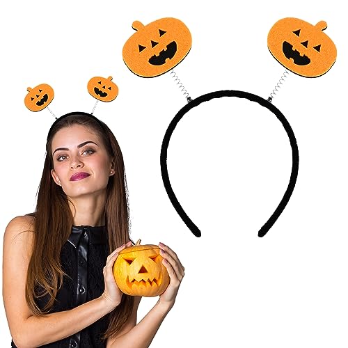 Sibba Halloween Kürbis Haarreifen Cosplay Stirnband Kürbis Haarband Haar Accessoires für Halloween Dekorationen Partyzubehör von Sibba