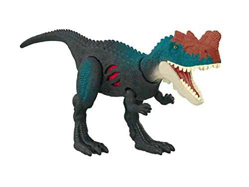 Mondo Jurassic Dominion Dinosaurier mit extremem Schaden "Genyodectes Serus" - 18 cm beweglicher Dinosaurier - Dinosaurier für Kinder mit Schlachtschäden HGP80 - Mehrfarbig von Jurassic World