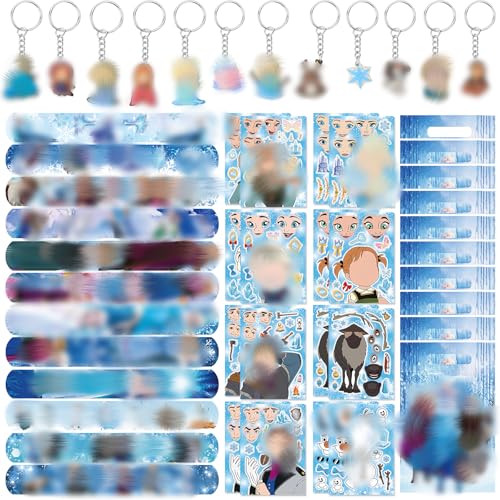 Mitgebsel Kindergeburtstag, Party Mitgebsel Spielzeug Geburtstagsdeko 16 DIY Aufkleber 12 Schlüsselschnalle 12 Schnapparmband Kinder 10 Geschenktüten Kindergeburtstag, Spielzeug Für Partybeutelfüller Mitgebsel Kindergeburtstag, Party Mitgebsel Spielzeug Geburtstagsdeko 16 DIY Aufkleber 12 Schlüsselschnalle 12 Schnapparmband Kinder 10 Geschenktüten Kindergeburtstag, Spielzeug Für Partybeutelfüller von Sidesea