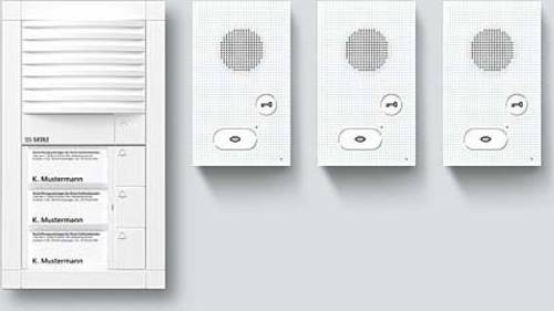 Siedle SET VAB 850-3W Türsprechanlage 3 Familienhaus von Siedle