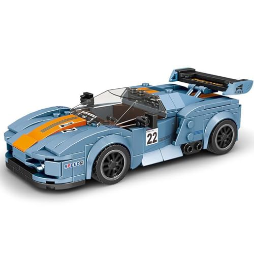 Siellmy Speed Champions Auto Bausatz 918 RSR mit Acryl Vitrine, 330+ Klemmbausteine Auto Rennwagen Baukästen, Kompatibel mit Speed Champions 2024… von Siellmy