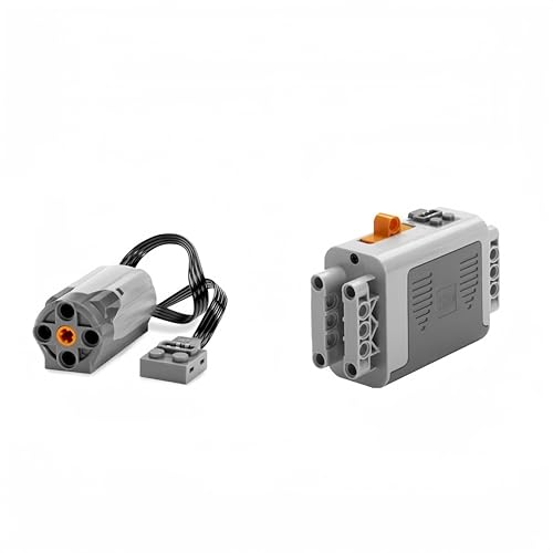 Technik Power Functions Set für Technic Autos, Technik M Motor und Batteriebox Kompatibel mit Lego Technic 8881 8883 8293 Technik Power Functions Set für Technic Autos, Technik M Motor und Batteriebox Kompatibel mit Lego Technic 8881 8883 8293 von Siellmy