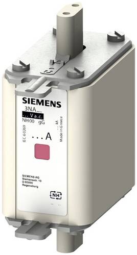 Siemens 3NA78306 Sicherungseinsatz Sicherungsgröße = 00 100A 690 V/AC, 250 V/DC 3St. von Siemens