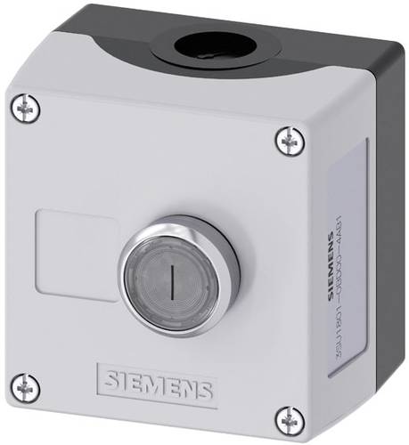 Siemens 3SU18010BD004AB1 3SU1801-0BD00-4AB1 Gehäuse für Bodenbefestigung, Frontring Metall 1 Taste von Siemens