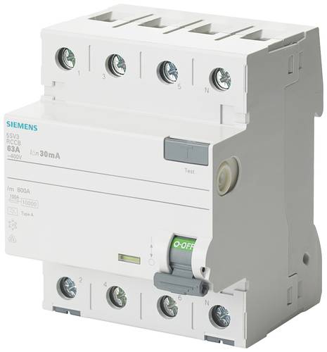 Siemens 5SV36526 5SV3652-6 FI-Schutzschalter A 25A 0.3A 500V von Siemens