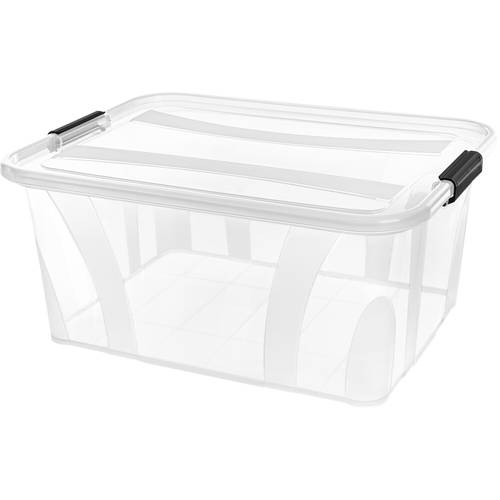 Siena HOME Aufbewahrungsbox Anzio Transparent 21l (B x H x T) 510 x 385 x 148mm 1St. von Siena HOME