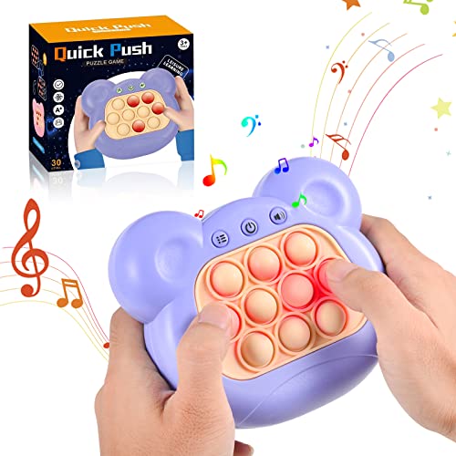 Pop It Fidget Toys Elektronisches Sensorspiel Quick Push Spielzeug Squeeze Toys Bubble Sensory Fidget Toy für Erwachsene Kinder frühe Entwicklung und Konzentrationstraining von Siereolly