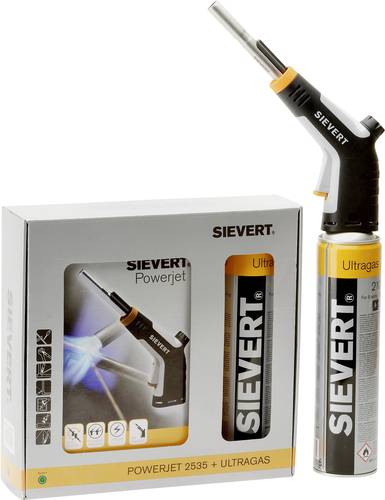 Sievert PowerJet Ultra Set Lötlampe 2100°C inkl. Gasflasche 1 Set von Sievert