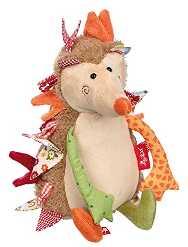 SIGIKID 38302 Igel Patchwork Sweety Mädchen und Jungen Kuscheltier empfohlen ab Geburt mehrfarbig von Sigikid