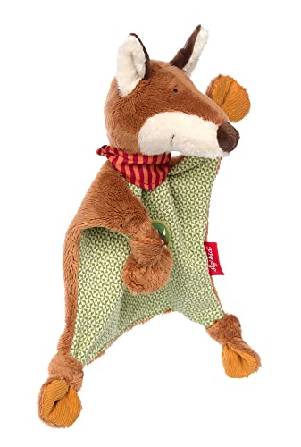 SIGIKID 39234 Schnuffeltuch Forest Fox Mädchen und Jungen Babyspielzeug empfohlen ab Geburt grün/braun von Sigikid