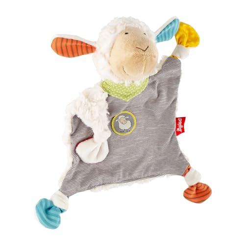 SIGIKID 39240 Schnuffeltuch Schaf Kuscheltuch Mädchen und Jungen Babyspielzeug empfohlen ab Geburt mehrfarbig von Sigikid