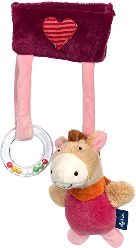 SIGIKID 39460 Anhänger Pony Blue Mädchen Babyspielzeug empfohlen ab Geburt pink/beige von Sigikid