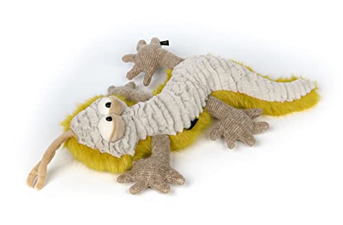 sigikid 39741 Eidechse Lizz Art, BeastsTown Kuscheltier: Sammeln, Schenken, Spielen, Schmusen, Kinder Erwachsene von 3-99 Jahren, Gelb/Beige/Eidechse, 48x14x8cm von Sigikid