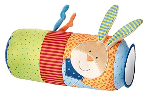 SIGIKID 40609 Krabbelrolle Hase Baby Activity PlayQ Mädchen und Jungen Babyspielzeug empfohlen ab 3 Monaten mehrfarbig von Sigikid