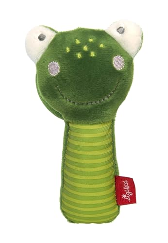 SIGIKID 42603 Greifling Frosch mit Spiegel Red Stars Mädchen und Jungen Babyspielzeug empfohlen ab 3 Monaten grün SIGIKID 42603 Greifling Frosch mit Spiegel Red Stars Mädchen und Jungen Babyspielzeug empfohlen ab 3 Monaten grün von Sigikid