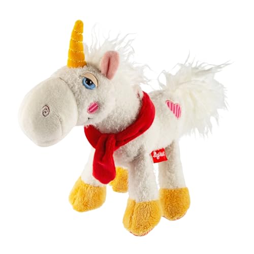 SIGIKID 52843 Stoffi Einhorn Sunny Plüschtier aus dem Kinderbuch: Die Stoffis; Kuscheltier zum Spielen, Schmusen, Sammeln für Babys und Kinder von 0 bis 8 Jahren von Sigikid