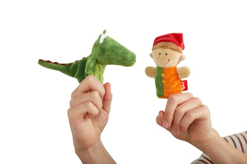 SIGIKID Fingerpuppe Kasperl, Plüschpuppe zum Auf-die-Finger-stecken, Rollenspiel, Geschichten erzählen, Spielen, für Kinder ab 6 Monaten, Art.-Nr. 43001, mehrfarbig 10 cm SIGIKID Fingerpuppe Kasperl, Plüschpuppe zum Auf-die-Finger-stecken, Rollenspiel, Geschichten erzählen, Spielen, für Kinder ab 6 Monaten, Art.-Nr. 43001, mehrfarbig 10 cm von Sigikid