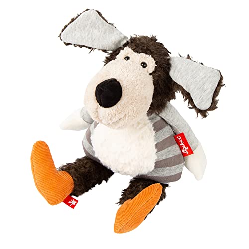 sigikid 39788 Patchwork Stofftier, Mehrfarbig/Hund von Sigikid