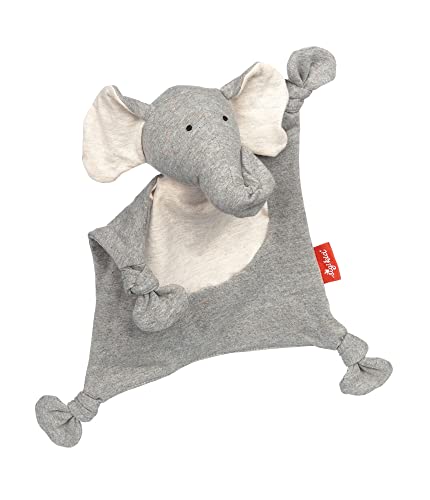 sigikid 39808 Schnuffeltuch Elefant, Yellow für Mädchen und Jungen von 0 bis 36 Monaten von Sigikid