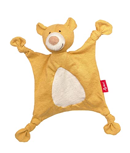 sigikid 39823 Schnuffeltuch Bär, Yellow für Mädchen und Jungen von 0 bis 36 Monaten von Sigikid