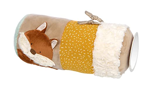 Sigikid 43163 Baby Motorikspielzeug Krabbelrolle Fuchs, beige/gelb/weiß von Sigikid