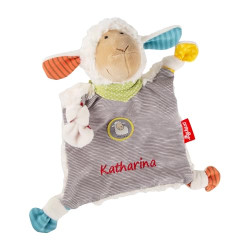 Sigikid Schmusetuch mit Namens-Stickerei Schnuffeltücher & Trösterchen für Neugeborene Schaf Boller Schäfle Stofftier Babyspielzeug Geschenk für Babys ab Geburt für Babys und Kleinkinder Unisex Sigikid Schmusetuch mit Namens-Stickerei Schnuffeltücher & Trösterchen für Neugeborene Schaf Boller Schäfle Stofftier Babyspielzeug Geschenk für Babys ab Geburt für Babys und Kleinkinder Unisex von Sigikid