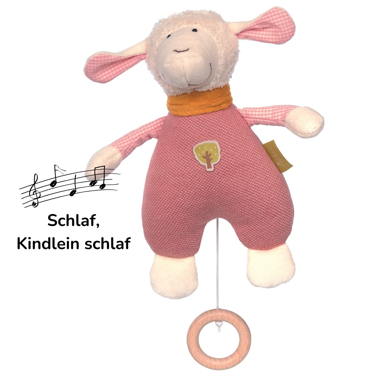 Sigikid - Spieluhr Schaf rosa | Schlaf Kindlein Schlaf von Sigikid