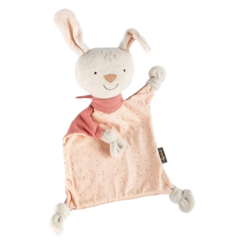 sigikid 39772 Schnuffeltuch Tiercharakter Hase, rosa/weiß von Sigikid