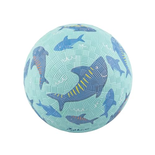 sigikid 43089 Hai Kautschukball-12 cm, blau/Hai/12cm von Sigikid