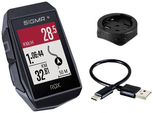 Sigma ROX 11.1 EVO Basic Fahrrad-Navi Fahrrad GPS, GLONASS, spritzwassergeschützt von Sigma