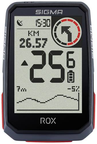 Sigma ROX 4.0 Fahrrad-Navi Fahrrad GPS, GLONASS, spritzwassergeschützt von Sigma