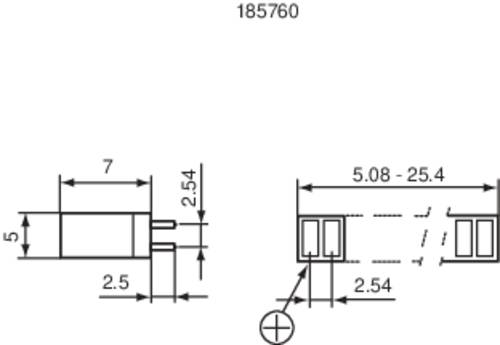 Signal Construct ZAQS 0827 LED-Reihe 8fach Grün (L x B x H) 20 x 7 x 4mm von Signal Construct