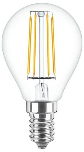 Signify 34730400 Glühlampe EEK F (A - G) E14 Glühlampenform 4.3W Warmweiß (Ø x L) 45mm x 82mm von Signify