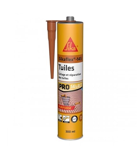 SIKA - Sikaflex-145 Fliesenkleber Purform, Terrakotta – weicher Dichtstoff zur Reparatur und Verklebung von Fliesen – Polyurethan-Dichtstoff für alle Arten von Fliesen – 300 ml von Sika