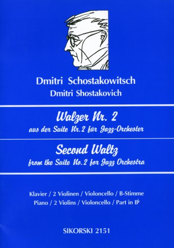 Second Waltz (2e Jazz Suite) - Spielzeug Klavier und Violine - Book+CD von Sikorski Edition