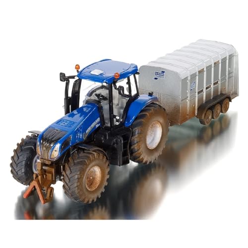 NEW HOLLAND T8.390 with Ifor Williams 3 Axles Salie Version – SIK8607 von Siku