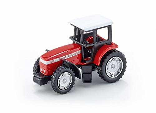 Siku 0847, Massey-Ferguson Traktor, Metall/Kunststoff, rot, Spielzeugtraktor für Kinder von Siku