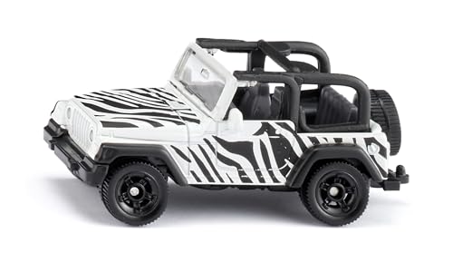 Siku Jeep Wrangler Safari, Schwarz/Weiß von Siku