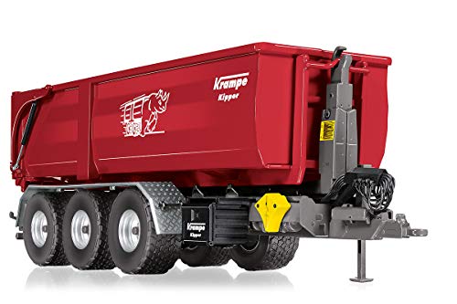 WIKING 077826 Krampe Hakenlift THL 30 L mit Abrollcontainer Big Body 750, Modell, 1:32, Metall/Kunststoff, Ab 14 Jahre, Viele Funktionen, Lenkbare Achsen, Bewegliche Heckklappe von Siku