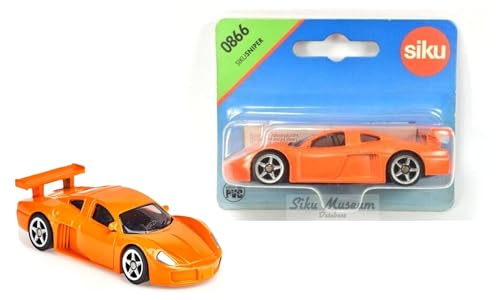 siku 0866, sikuSNIPER, Metall/Kunststoff, orange, Spielzeugauto für Kinder von Siku