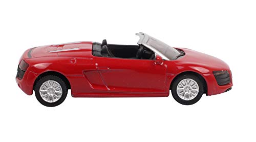 siku 1316, Audi R8 Spyder, Metall/Kunststoff, Grün, Spielzeugauto für Kinder von Siku