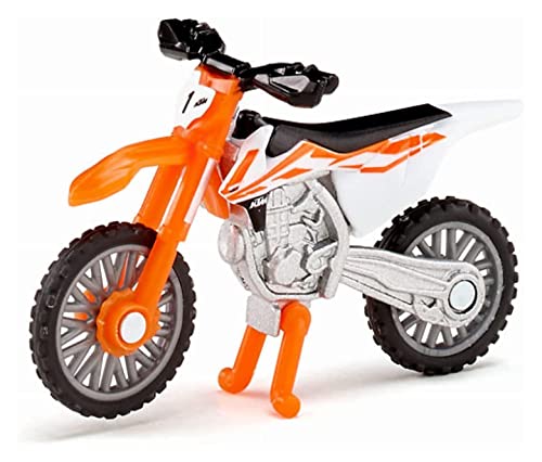 siku 1391, KTM SX-F 450 Motorrad, Metall/Kunststoff, Orange/Weiß, Einklappbarer Ständer von Siku