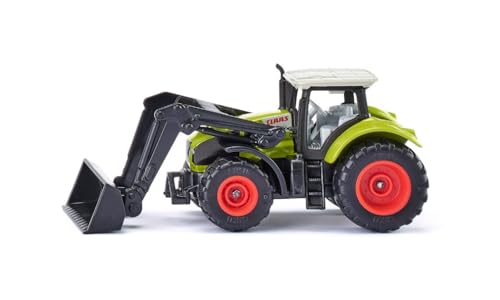 siku 1392, Claas Axion mit Frontlader, Metall/Kunststoff, Grün, Anhängerkupplung, Beweglicher Frontlader und Schaufel, Abnehmbare Kabine siku 1392, Claas Axion mit Frontlader, Metall/Kunststoff, Grün, Anhängerkupplung, Beweglicher Frontlader und Schaufel, Abnehmbare Kabine von Siku