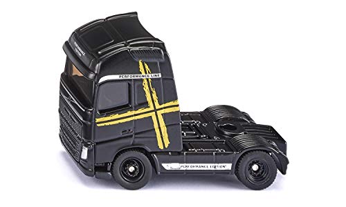 siku 1543, Volvo FH16 Performance Zugmaschine, Schwarz, Metall/Kunststoff, Bereifung aus Gummi, Kombinierbar mit siku Aufliegern im Maßstab 1:87 von Siku