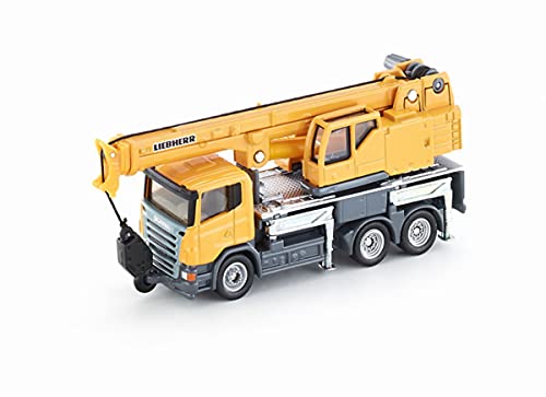 siku 1859, Telescopic Crane Truck, 1:87, Metal/Plastic, Yellow, Telescopic extension arm von Siku