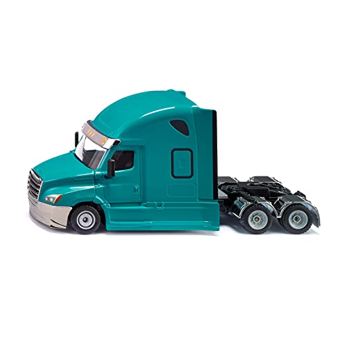 siku 2717, Freightliner Cascadia, Spielzeug-Zugmaschine, 1:50, Kunststoff/Metall, Blau, Motorhaube zum Öffnen, Kupplung zum Kombinieren mit SIKU SUPER-Aufliegern in 1:50 von Siku